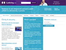 Tablet Screenshot of ledviny.cz